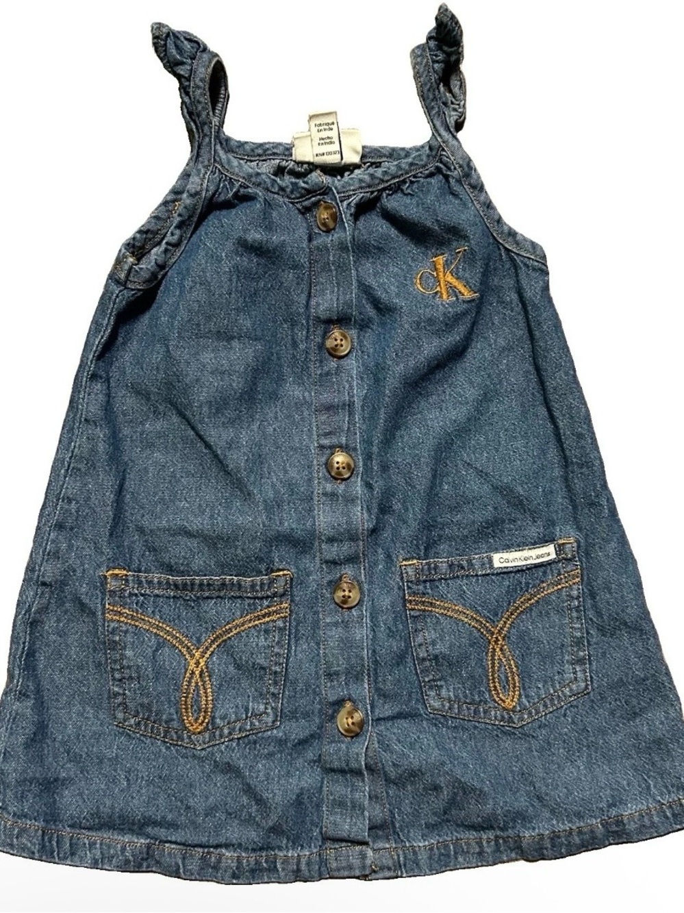 Toddler Girl Calvin Klein Jeans Summer Tank Top Dress Size 3T